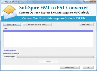 hpw to use softspire eml to pst converter