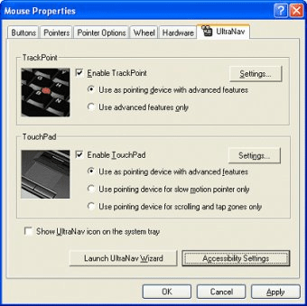 synaptics thinkpad ultranav driver for windows 7