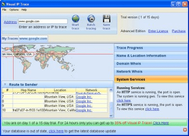 Whois IP lookup - Software Downloads