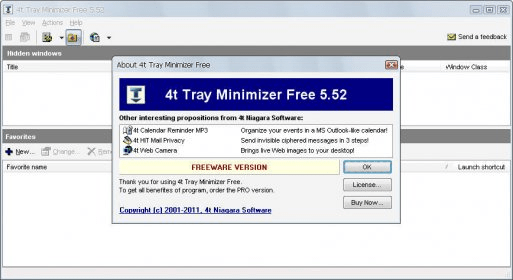 4T-Tray Minimizer per i programmi nella system tray []
