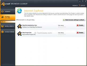 free avast browser cleanup