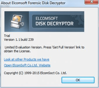 Elcomsoft Forensic Disk Decryptor 2.20.1011 download the last version for iphone