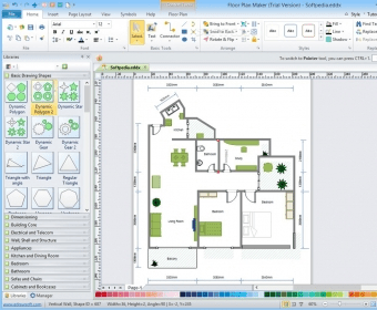 Floor Plan Maker Download - Design floor plan, home plan, office layout