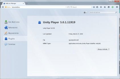 is the unity web player safe