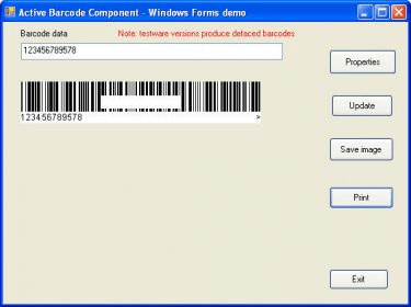 how to insert activebarcode in access