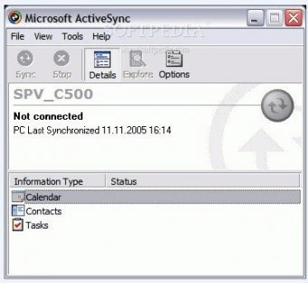 Activesync невозможно установить на windows vista