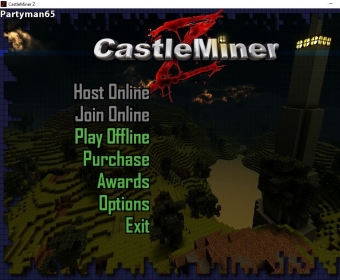 castle miner z space rock