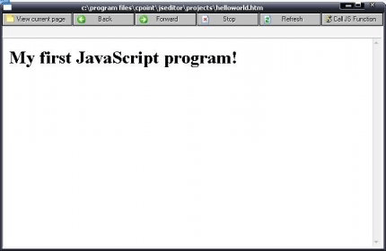 C-Point JavaScript Editor Download - Antechinus JavaScript Editor is an ...