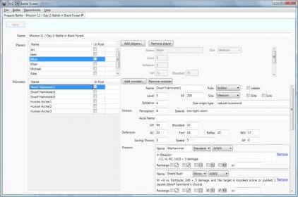 DnD Dungeon Master's Battle Screen Download - Is a freeware tool for ...