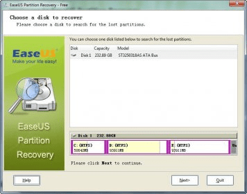 EASEUS Partition Recovery 8.5 Download (Free) - EprDrwLoader.exe