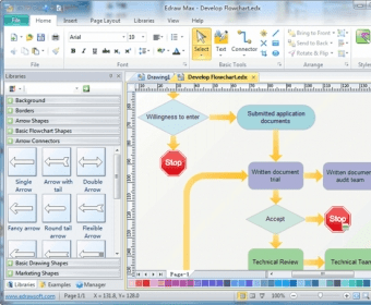 Flowchart Maker Download - A simple flowchart design program with a drag