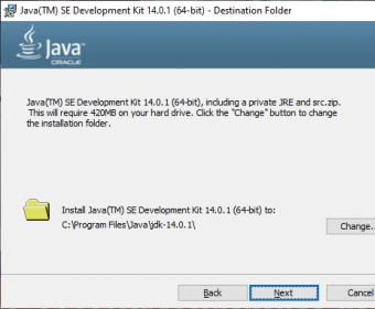 java se development kit for windows 10