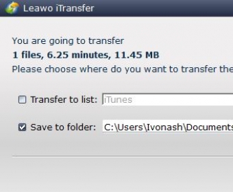 leawo itransfer 1.9.0