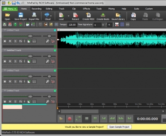 mixpad multitrack recording software
