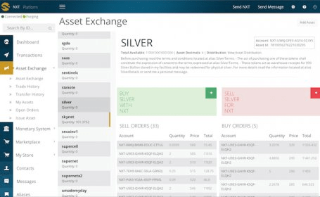 nxt cryptocurrency wallet