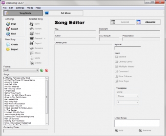 opensong module