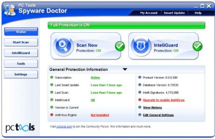 Spyware Doctor 6.0 Download Free trial pctsGui.exe