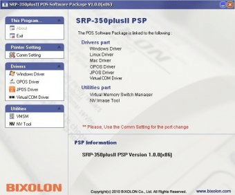 Bixolon srp 350 driver windows 10