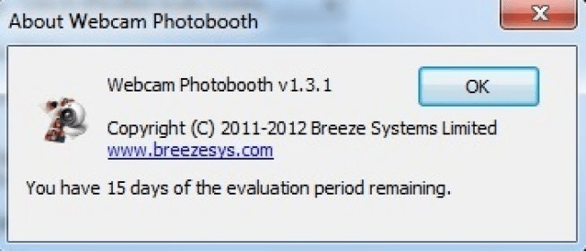 breeze webcam photobooth
