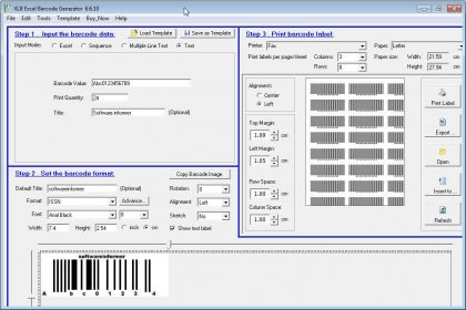 free online barcode generator excel