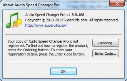 audio speed changer pro by super units