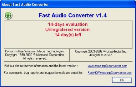 Fast Audio Converter 2 5 Download Free Trial Fastac Exe