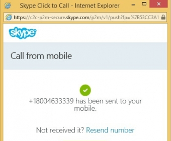 skype click to call