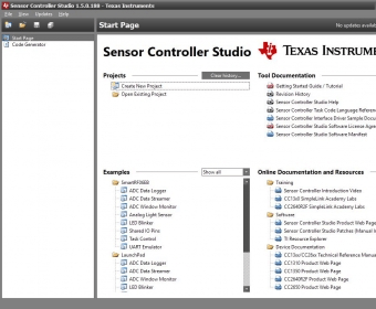 Sensor Controller Studio Download - Writes, tests and debugs code for the  CC26xx/CC13xx Sensor Controller