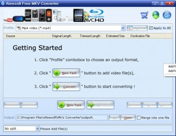 aleesoft free mkv converter