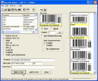 barcode maker v5.5