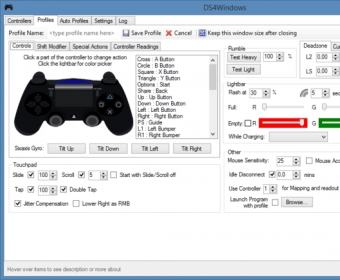 ds4 controller profiles download