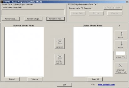 foxpro sound programming utility