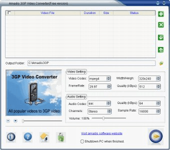 Kingdia 3GP Video Converter 1.1 Download (Free trial)...