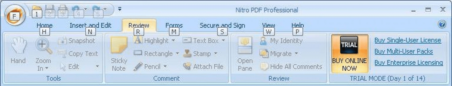 nitro pdf software assurance