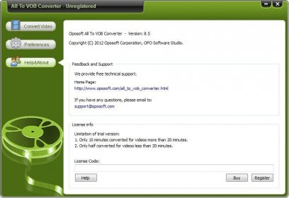 mp4 to vob converter license