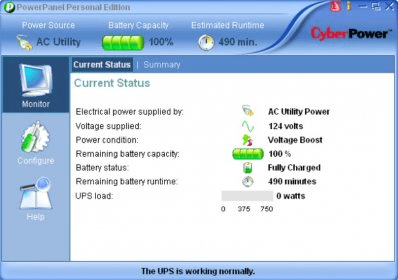 cyberpower powerpanel personal edition hibernation mode