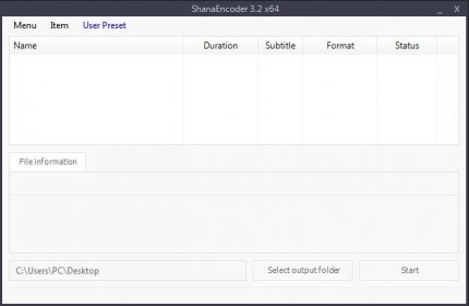 ShanaEncoder 6.0.1.4 for windows download