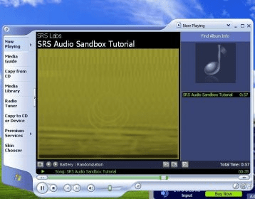 srs audio essentials windows 10 media player