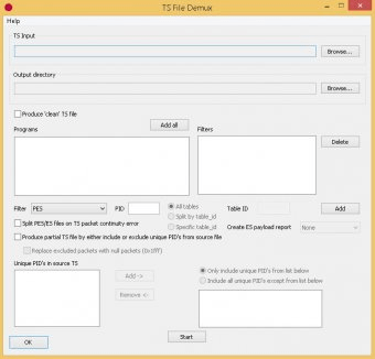 TS File Demux 2.3 Download (Free trial) - TSFileDemux.exe