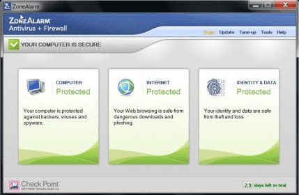 zonealarm antivirus programs