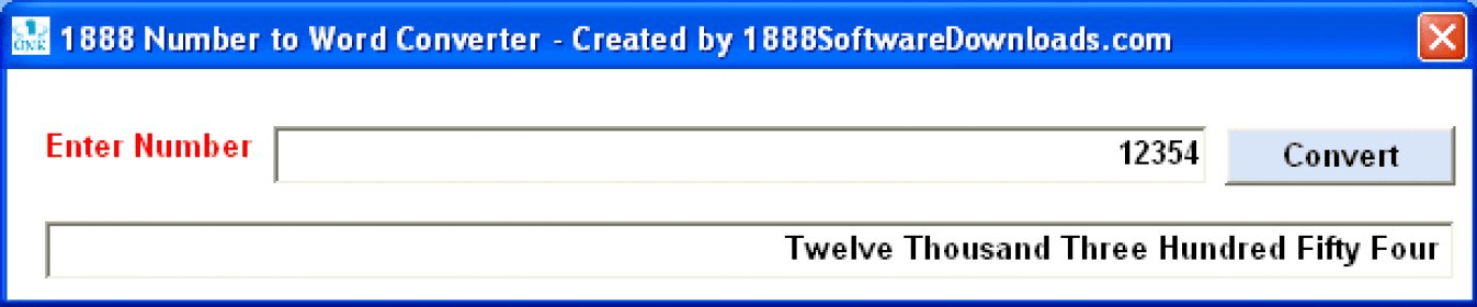 1888 number to word converter