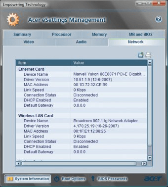 acer power manager