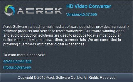 name acrok video converter ultimate