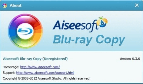 aiseesoft blu ray copy no longr available