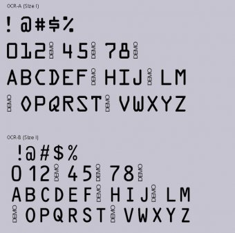 Ocrb font family free download