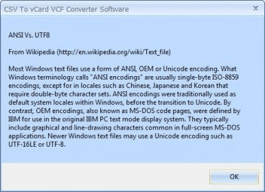 VovSoft CSV to VCF Converter 4.2.0 for windows download