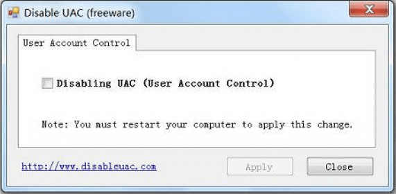 Disable перевод. UAC 1с. Enabling UAC. Disable user. User disabled.