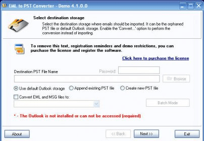 eml to pst converter 3.2.