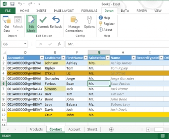 Excel Add-in for Salesforce Download - Work with Salesforce data in ...