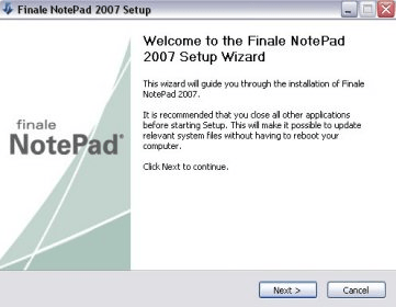 download finale notepad 2007